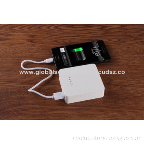 7,800mAh Mobile Phone Charger for iPad, Dual-output/Perfect Match